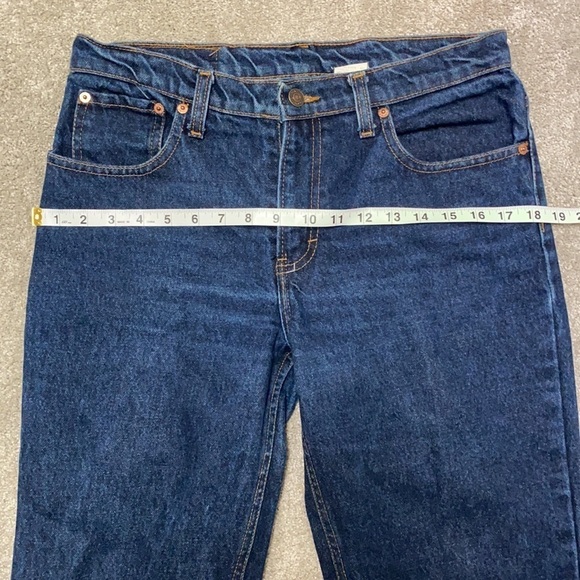 𝅺VINTAGE Jordache Dark Wash Wide Leg/Flare Jeans - Picture 9 of 10